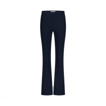 Studio Anneloes flair bonded trousers 94800 6900 dark blue