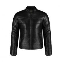 Cycas D'or Polar puffer leren jas gewatteerde leren jas