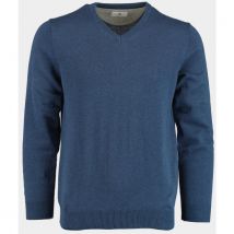 Bos Bright Blue Pullover cotton regular fit denim 518100cct-13/675