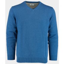 Bos Bright Blue Pullover cotton regular fit kobalt 518100cct-13/655