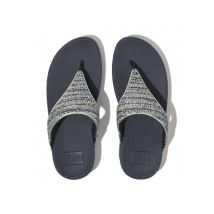 FitFlop Lulu shimmerweave toe-post sandals