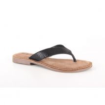 Lazamani 75.481 black dames slippers