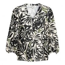 &Co Woman Blouse ayla leaf black multi