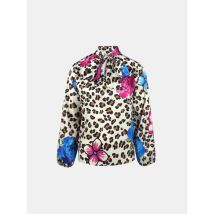 Mucho Gusto ® blouse innsbruck luipaard bloemenprint - maat S