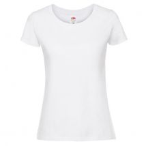 Fruit of the Loom Dames iconic 195 premium ringspun katoenen t-shirt