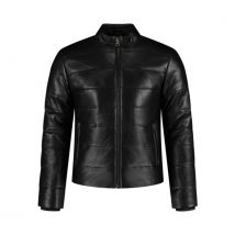 Cycas D'or Polar puffer leren jas gewatteerde leren jas