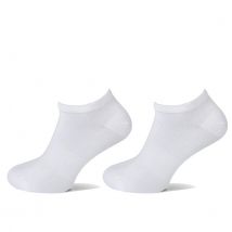 Basset Dames/heren bamboe sneaker sokken 2-pack