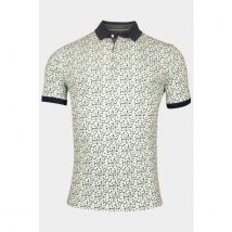 Baileys Polo korte mouw poloshirt pique with all over 515230/72