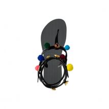 Uzurii Mystique pompom zilver