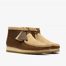 Clarks Originals Wallabee RB Combi Leren Bruine Herenlaarzen