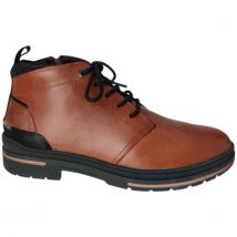 Poelman Lpbrut-19mpoe hoge veterschoen