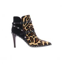 Paris Punk Dames western 7cm leopard