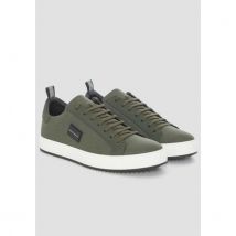 Antony Morato Schoen sneaker 22 leather olive groe