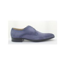 Giorgio 38202 suede licht blauwe veterschoenen met rubber zool