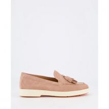 Santoni Dames feudal loafer powder