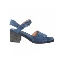 Walk in the Park D099 jeans blauwe suède sandaal