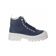 Walk in the Park 5252 suede sneaker donker Blauw