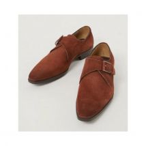 Giorgio 38201 suede gesp schoen in cognac kleur