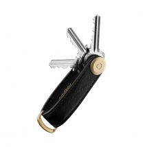 Orbitkey 2.0 saffiano leather liquorice black