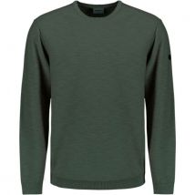 No Excess Pullover crewneck garment dyed + st dark steel