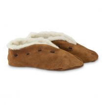 Texelana spaanse slof met wolborg voering