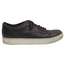 Lanvin Lage Sneakers in Bruin Leer