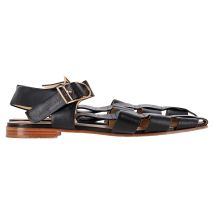 Gabriela Hearst Zoey Sandalen in Zwart Leer