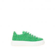 Casadei Kick Sneaker Groen Glitter