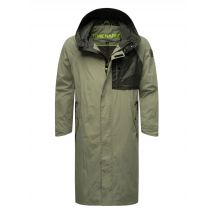 Stone Harbour heren regenjas Zafaar met lange pasvorm en waterafstotend design