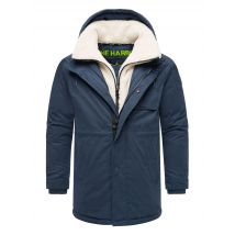 Stone Harbour heren winterjas Navroos met afneembare teddy kraag en fleecevoering