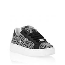 Leather Lo-Top Sneakers Hexagon Monogram