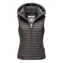 Navahoo Dames Gewatteerde Bodywarmer Shadaa – Lichte Weste met Afneembare Capuchon