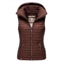 Navahoo Dames Gewatteerde Bodywarmer Shadaa – Lichte Weste met Afneembare Capuchon