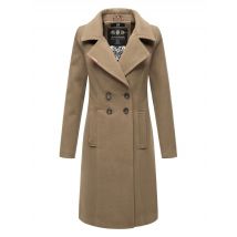 Navahoo Dames Trenchcoat Wooly – Premium Wintermantel met Elegante Pasvorm