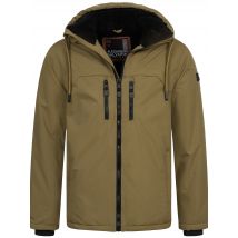 Alessandro Salvarini heren winterjas AS-332 met teddyvoering en capuchon
