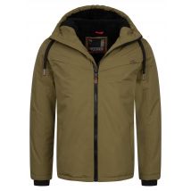 Alessandro Salvarini heren winterjas AS-331 met teddyvoering en capuchon
