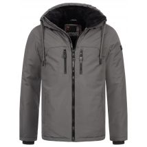 Alessandro Salvarini heren winterjas AS-332 met teddyvoering en capuchon