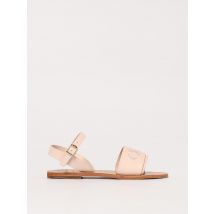 Geweven Lederen Platte Sandalen