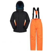 Mountain Warehouse Set kinder/kinder ski-jas & -broek (Oranje)