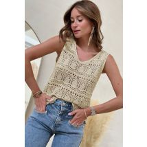 Open Gebreide Haak Zomer Top