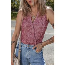 Floral Kant Top 3D Detail