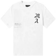 Amiri Wes Lang Checker Skull Tee Wit