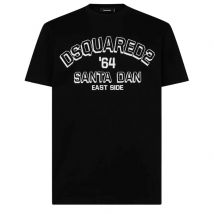 Dsquared2 Santa Dan 64 Zwart T-shirt