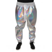 Holografische Joggingbroek Zilveren Broek