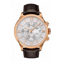 Tissot Chemin Des Tourelles Heren Horloge Bruin T0994273603800