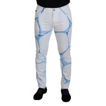 Geprinte Slimfit Jeans
