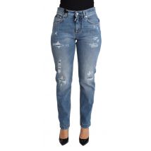 Dolce Gabbana Versleten Jeans Licht Gewassen