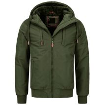 Alessandro Salvarini heren winterjas AS-320 met teddyvoering & capuchon – warm & stoer