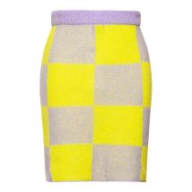 Kiana gebreide rok in lila