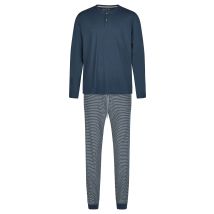 Phil & Co. Berlin Heren Pyjama Henley Pyjama, Pyjama Set,